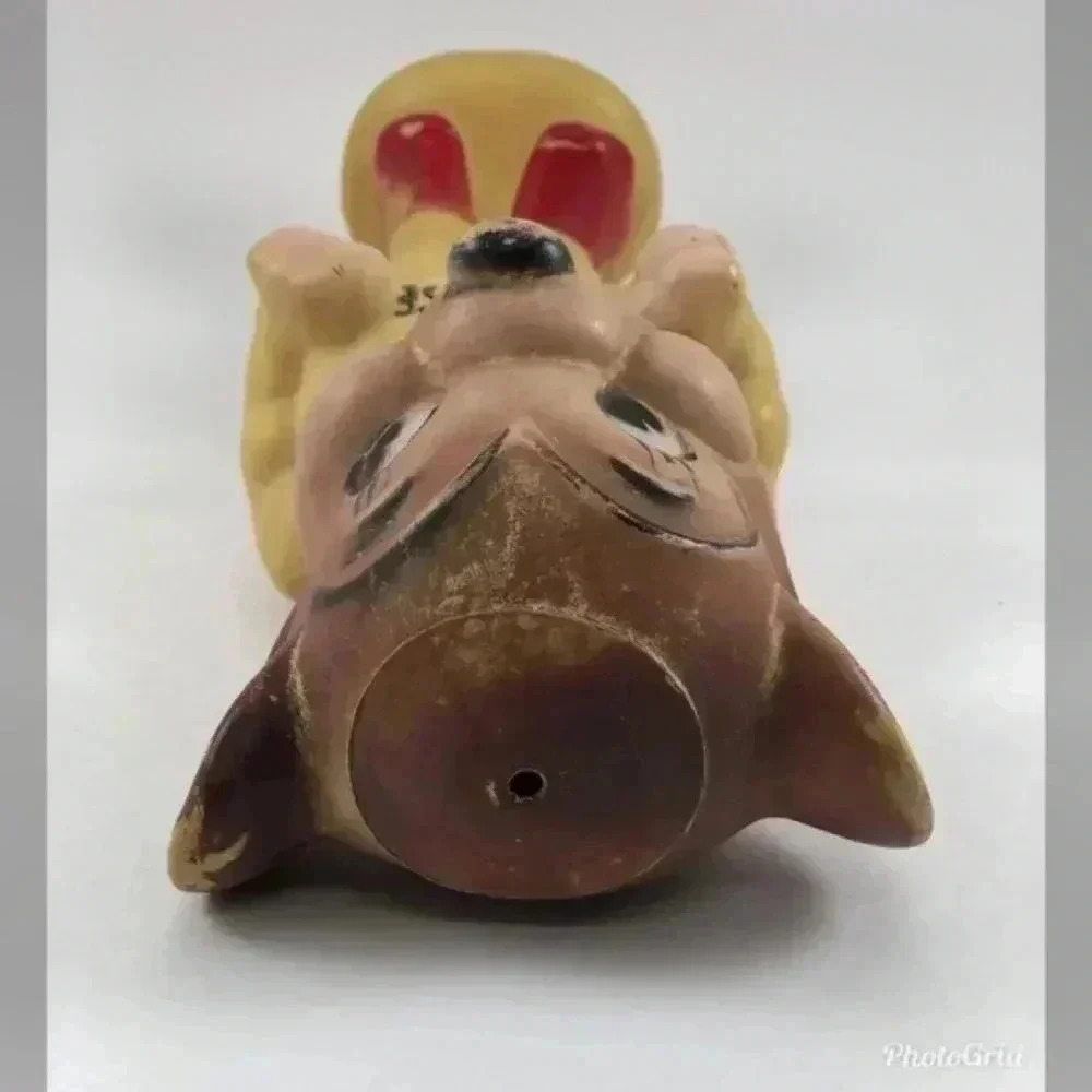 1950’s Vintage Mighty Mouse Vinyl Squeaky Figure - Picture 2 of 5